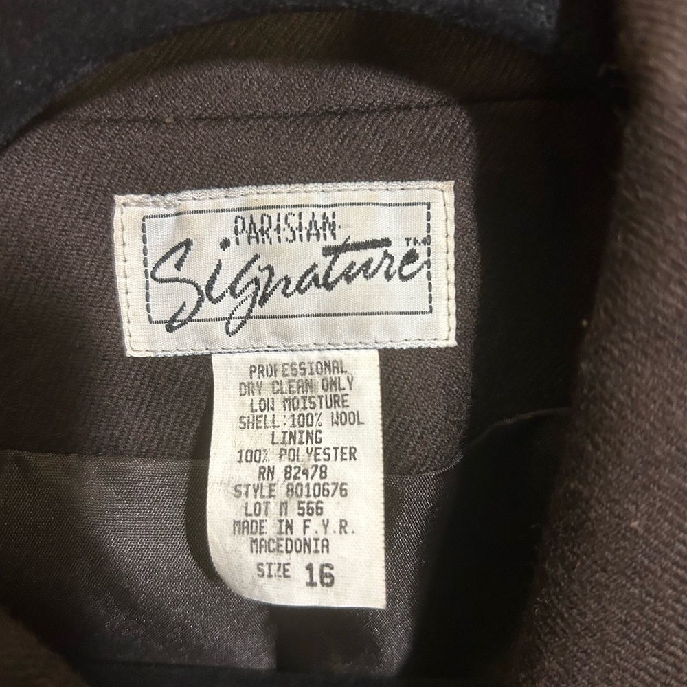 Parisian Signature Women's Brown Jacket with Zippers - Picture 8 of 8